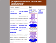Tablet Screenshot of electricalmiscoz.com